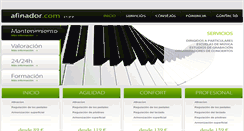 Desktop Screenshot of afinador.com